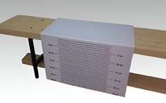 Линейка складная для измерения уровня гибкости на гимнастическую скамейку - fgospostavki.ru - Челябинск