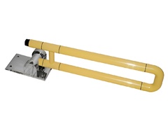 Поручень откидной с антибактериальным покрытием (желтый) - fgospostavki.ru - Челябинск