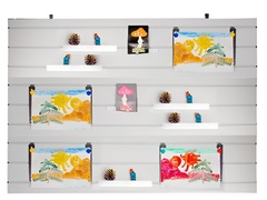 Стенд экспозиционный навесной для детских работ - fgospostavki.ru - Челябинск