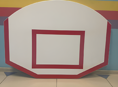 Щит стритбольный тренировочный (влагостойкая фанера), размер 1200х900 миллиметров - fgospostavki.ru - Челябинск