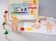 Игровой набор Фребеля "Конструктор деревянный без соединений-3" (Серия "Эксперимент") - fgospostavki.ru - Челябинск