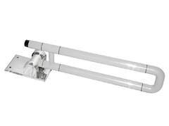 Поручень откидной с антибактериальным покрытием (белый) - fgospostavki.ru - Челябинск