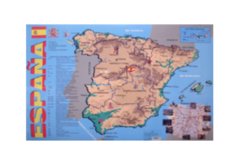 Учебная карта Испания на испанском языке - fgospostavki.ru - Челябинск