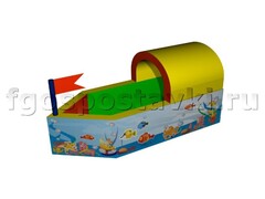 Сухой бассейн "Кораблик" с шелкографией - fgospostavki.ru - Челябинск