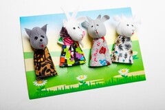 Пальчиковый театр "Волк и козлята" (4 персонажа) - fgospostavki.ru - Челябинск