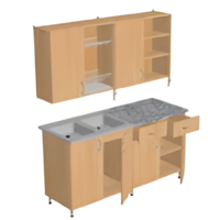 Мебель кухонная (столы с гигиеническим покрытием, шкаф для хранения посуды, сушка для посуды, моечная раковина) - fgospostavki.ru - Челябинск
