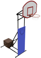 Стойка стритбольная-минибаскетбольная складная, переносная (регулируемая высота от 2,75 метров до 3,05 метра) - fgospostavki.ru - Челябинск