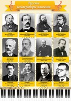 Стенд "Русские композиторы-классики" - fgospostavki.ru - Челябинск