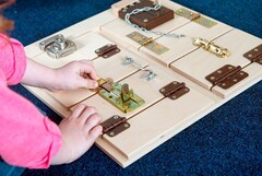 Тактильно-развивающая панель “Замочки” - fgospostavki.ru - Челябинск