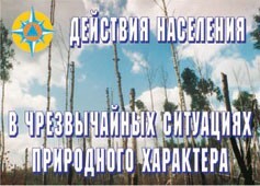 Комплект плакатов "Действия населения в ЧС природного характера" - fgospostavki.ru - Челябинск