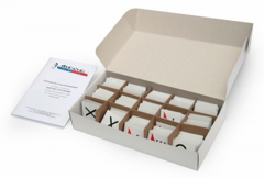 Модель-аппликация "Генетика групп крови" (раздаточный материал из 15 комплектов по 24 карты) - fgospostavki.ru - Челябинск