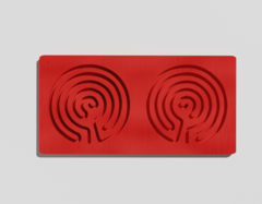 Межполушарная доска №10 красная - fgospostavki.ru - Челябинск