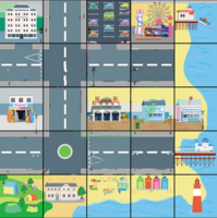 Тематическое поле-маршрутизатор «На берегу моря» для мини-робота Bee-Bot/Blue-Bot - fgospostavki.ru - Челябинск