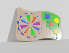 Тактильно-развивающая панель «Яркие краски» - fgospostavki.ru - Челябинск