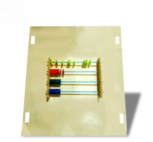 Тактильно-развивающая панель «Цветные счеты» - fgospostavki.ru - Челябинск