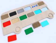 Тактильные разноцветные дощечки «Автобус» - fgospostavki.ru - Челябинск