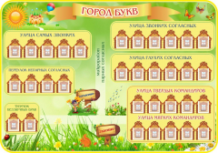 Стенд "Город букв" - fgospostavki.ru - Челябинск