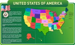 Стенд "United States Of America" - fgospostavki.ru - Челябинск