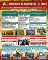 Стенд "Социально-экономическая география. Сельское хозяйство" - fgospostavki.ru - Челябинск