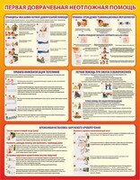 Стенд "Первая доврачебная неотложная помощь" - fgospostavki.ru - Челябинск