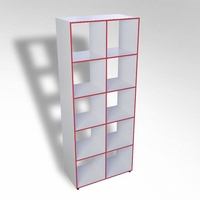 Шкаф открытый многосекционный ТР10 ЛДСП  - fgospostavki.ru - Челябинск