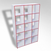 Шкаф открытый многосекционный ТР15 ЛДСП  - fgospostavki.ru - Челябинск