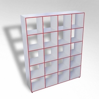 Шкаф открытый многосекционный ТР20 ЛДСП - fgospostavki.ru - Челябинск