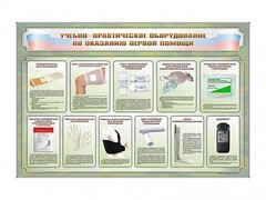 Стенды "Учебно-практическое оборудование по оказанию первой помощи" - fgospostavki.ru - Челябинск