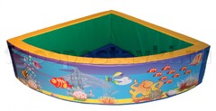 Сухой бассейн угловой полукруглый с шелкографией - fgospostavki.ru - Челябинск