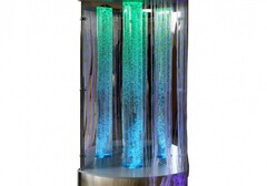 Сенсорный уголок большой с одной колонной, двусторонней подсветкой и фибероптическими нитями. VIP класс. - fgospostavki.ru - Челябинск