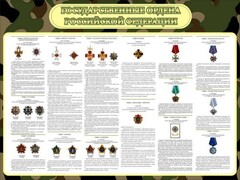 Стенд "Государственные ордена РФ" - fgospostavki.ru - Челябинск