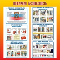 Стенд "Пожарная безопасность" Вариант 4 - fgospostavki.ru - Челябинск