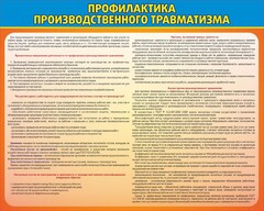 Стенд "Профилактика производственного травматизма" - fgospostavki.ru - Челябинск