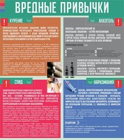 Стенд "Вредные привычки" - fgospostavki.ru - Челябинск