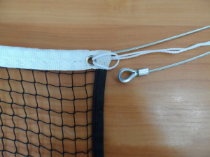 Сетка для бадминтона с тросом (1,5 миллиметра) - fgospostavki.ru - Челябинск