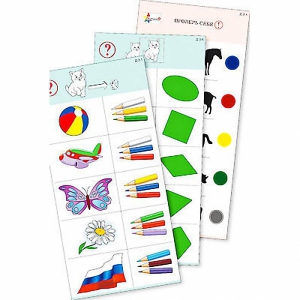 Комплект из 10 карточек "Обучающий калейдоскоп для ДО. Познание. Цвет и форма" - fgospostavki.ru - Челябинск