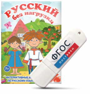 Игры по русскому языку для 1 и 2 классов "Русский без нагрузки" на USB - носителе - fgospostavki.ru - Челябинск