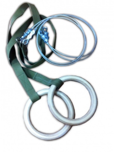 Кольца гимнастические с тросом (2 метра) - fgospostavki.ru - Челябинск