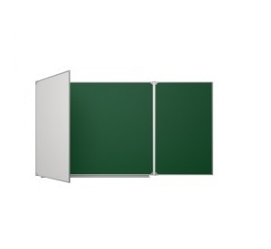 Доска аудиторная трехэлементная магнитная комбинированная полимерная (4000*1000) - fgospostavki.ru - Челябинск