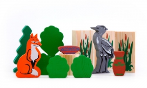 Комплект игрушек для сказкотерапии "Лиса и журавль" - fgospostavki.ru - Челябинск