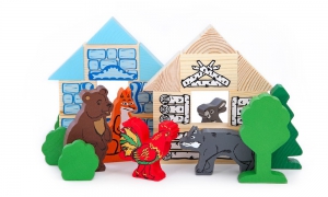 Комплект игрушек для сказкотерапии "Зайкина избушка" - fgospostavki.ru - Челябинск