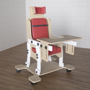 Стул для ребенка с ОВЗ «Новые горизонты» №2 со столешницей красный - fgospostavki.ru - Челябинск