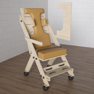 Стул для ребенка с ОВЗ «Новые горизонты» №4 со столешницей коричневый - fgospostavki.ru - Челябинск