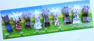 Пальчиковый театр "Волк и семеро козлят" (9 персонажей) - fgospostavki.ru - Челябинск