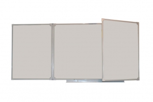 Доска магнитно-маркерная настенная трехэлементная белая полимерная (3000*1000) - fgospostavki.ru - Челябинск