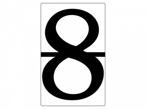 Набор магнитных карточек "Произвольный размер "8" (3 штуки) - fgospostavki.ru - Челябинск