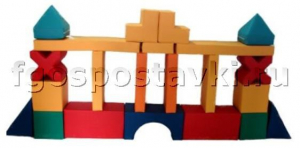 Мягкий модуль-конструктор "Архитектор" (22 элемента) - fgospostavki.ru - Челябинск