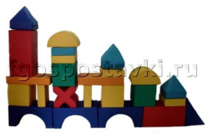 Мягкий модуль-конструктор "Архитектор" (24 элемента) - fgospostavki.ru - Челябинск
