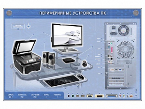 Электрифицированный информационный стенд-тренажер "Периферийные устройства персонального компьютера" с функцией контроля и обучения - fgospostavki.ru - Челябинск
