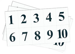 Набор цифр от 1 до 10 (для начальной школы) - fgospostavki.ru - Челябинск